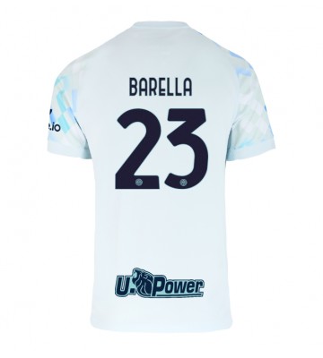 Inter Milan Nicolo Barella #23 Udebanetrøje 2025-26 Kortærmet